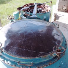 Alambic de Douroulles utilisé pour la distillation de la lavande en Haute-Provence